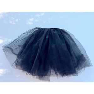 Weissman‎ High Waist Black Ballerina Tulle Skirt Dance Costume Extra Small Child